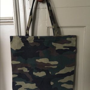 J Crew Canvas totes in camo
